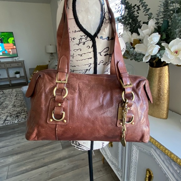 Etienne Aigner Handbags - Vintage ETIENNE AIGNER Brown Leather